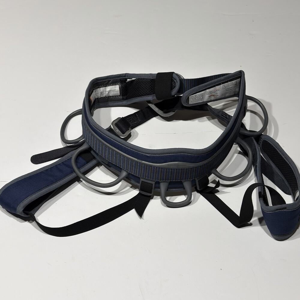 Black Diamond Rock Climbing Harness Unisex Size Large Blue/Gray Adjustable